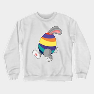 Rabbit Easter Easter egg Running Crewneck Sweatshirt